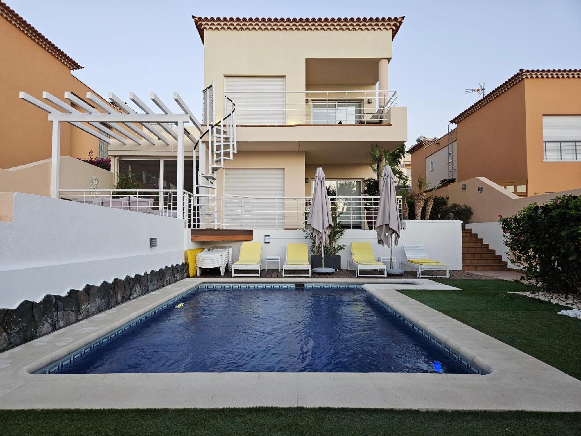 My Island Escape - Sea Views - Private Pool, Sauna Пуерто-де-Сантьяго Екстер'єр фото