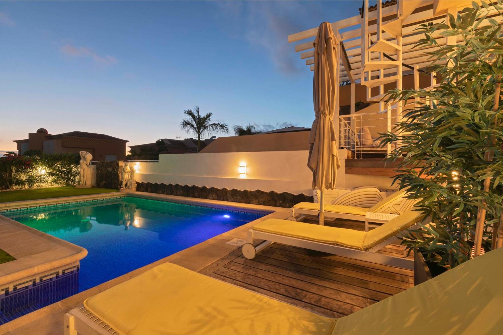 My Island Escape - Sea Views - Private Pool, Sauna Пуерто-де-Сантьяго Екстер'єр фото