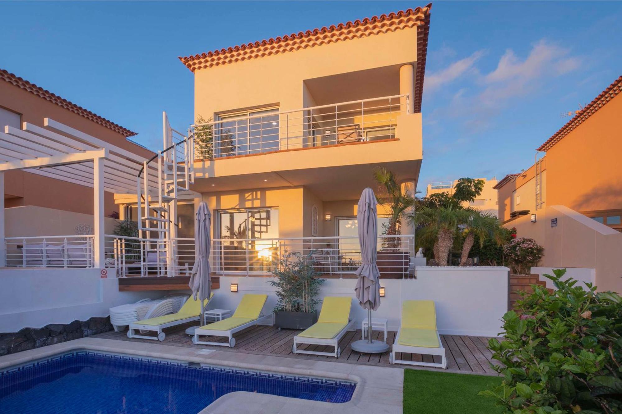 My Island Escape - Sea Views - Private Pool, Sauna Пуерто-де-Сантьяго Екстер'єр фото